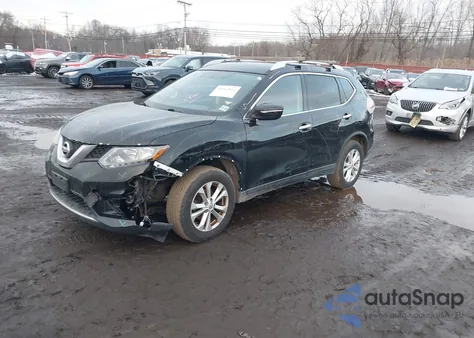 2015 Nissan Rogue Sv из США, поврежденный, VIN KNMAT2MV8FP572690